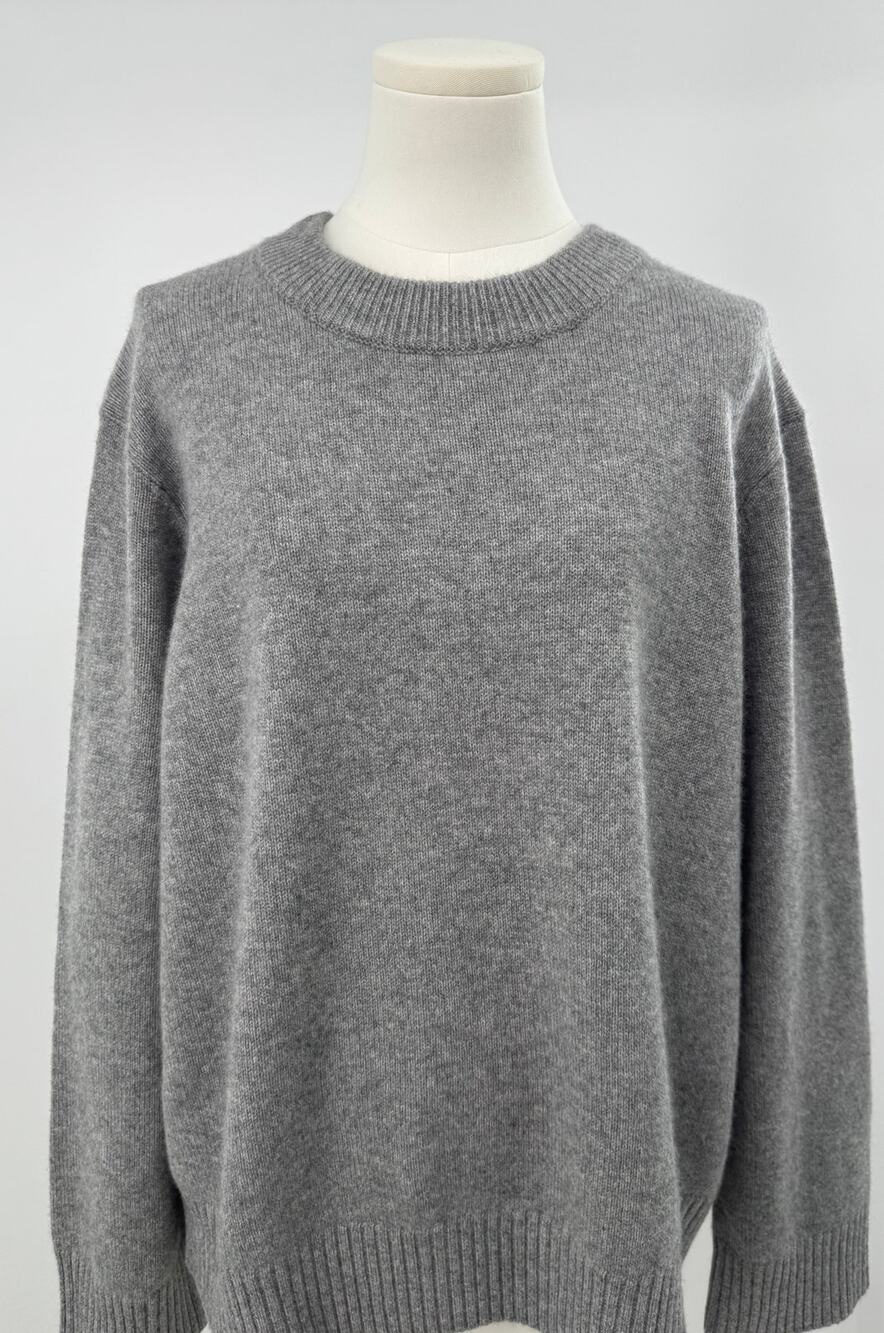 Quince Women's 100% Cashmere Oversized Crewneck Sweater Pullover L NWT